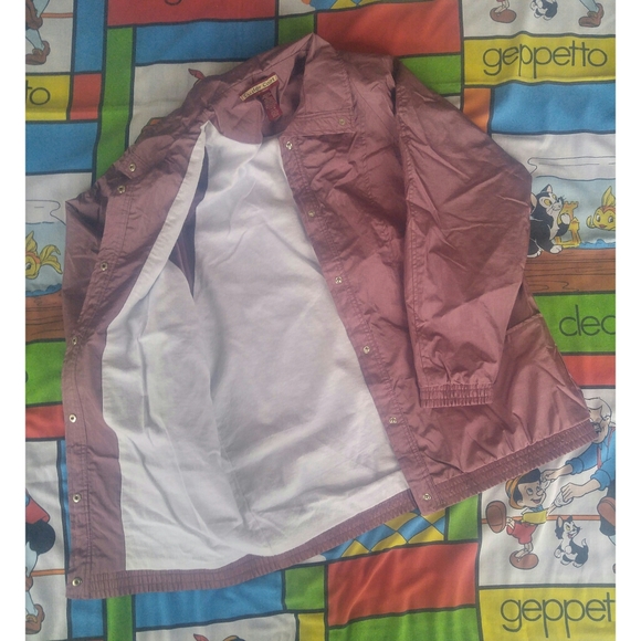 Vintage 90s Windbreaker size Medium Haband Mauve - Picture 4 of 6